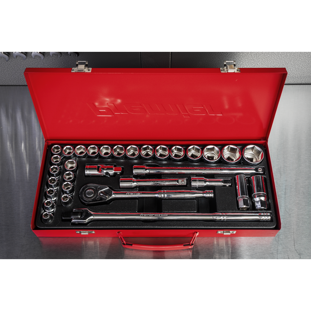 Premier Metric/Imperial Socket Set 1/2"Sq Drive 32pc – additional supplier image