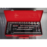 Premier Metric/Imperial Socket Set 1/2"Sq Drive 32pc – additional supplier image