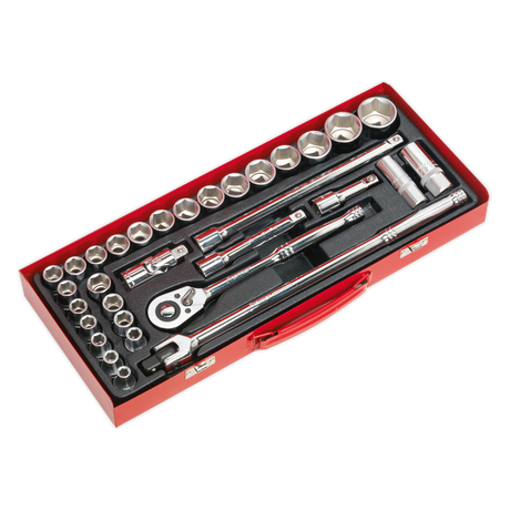 Premier Metric/Imperial Socket Set 1/2"Sq Drive 32pc – additional supplier image