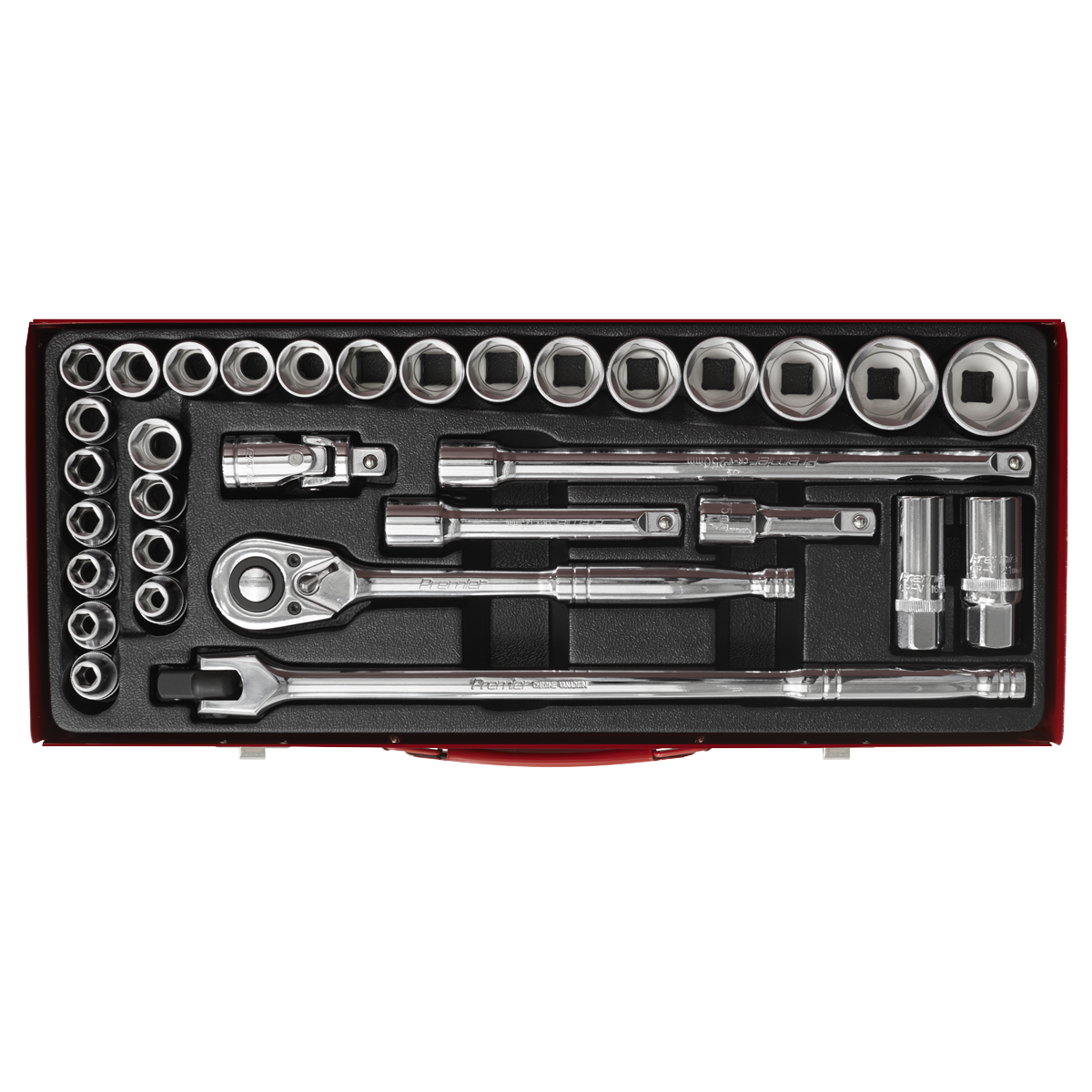 Premier Metric/Imperial Socket Set 1/2"Sq Drive 32pc – additional supplier image