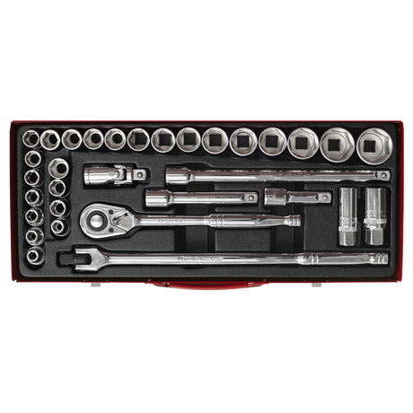 Premier Metric/Imperial Socket Set 1/2"Sq Drive 32pc – additional supplier image