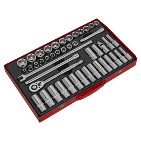 Premier Socket Set 1/2"Sq Drive 46pc