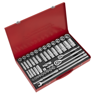 Premier Socket Set 3/8" & 1/2"Sq Drive 50pc