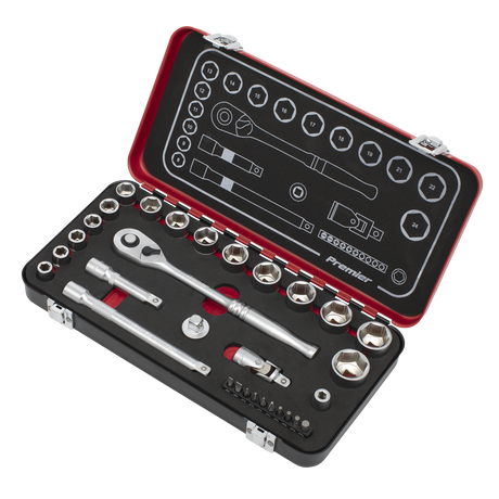Premier Platinum Socket Set 3/8"Sq Drive 31pc – additional product view 2