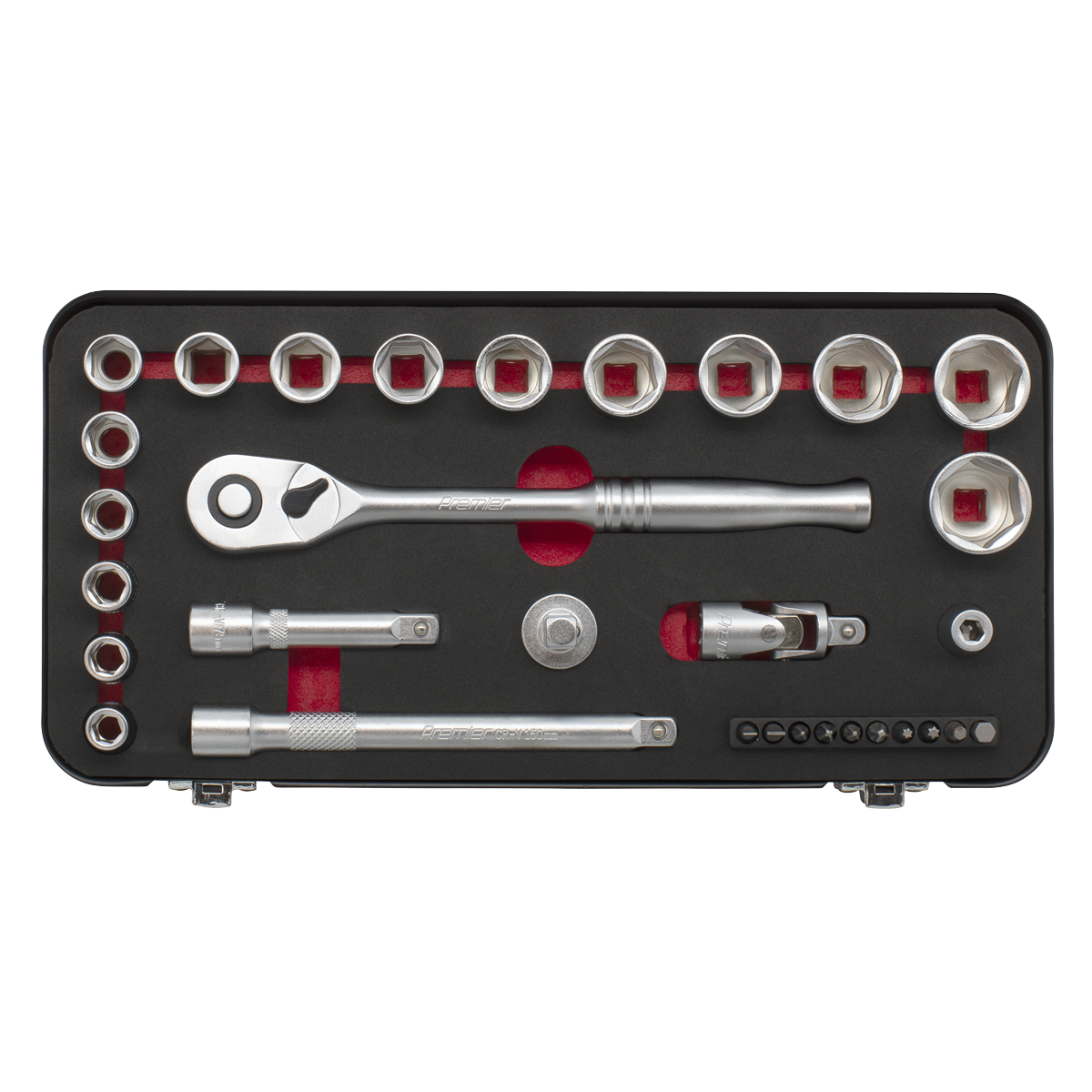 Premier Platinum Socket Set 3/8"Sq Drive 31pc – additional product view 3