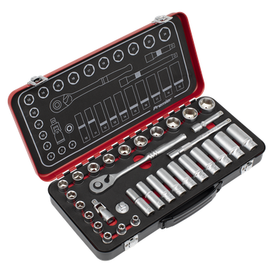 Premier Platinum Socket Set 3/8"Sq Drive 32pc