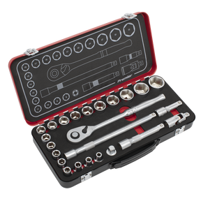 Premier Platinum Socket Set 1/2"Sq Drive 24pc