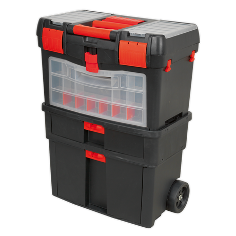 Mobile Toolbox with Tote Tray & Removable Assortment Box – additional supplier image