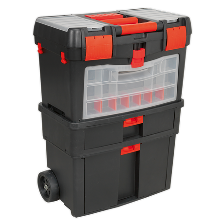 Mobile Toolbox with Tote Tray & Removable Assortment Box – additional supplier image