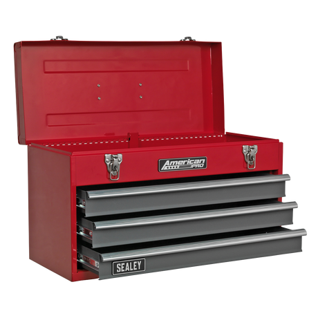 American PRO® Tool Chest 3 Drawer - Red/Grey – additional supplier image