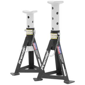 Premier Axle Stands (Pair) 3 Tonne Capacity per Stand - White