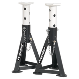 Premier Axle Stands (Pair) 3 Tonne Capacity per Stand - White – additional supplier image