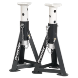 Premier Axle Stands (Pair) 3 Tonne Capacity per Stand - White – additional supplier image