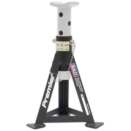 Premier Axle Stands (Pair) 3 Tonne Capacity per Stand - White – additional supplier image