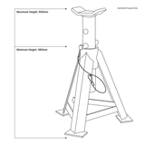 Axle Stands (Pair) 5 Tonne Capacity per Stand – additional product view 8