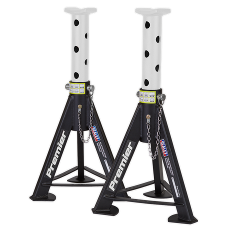 Premier Axle Stands (Pair) 6 Tonne Capacity per Stand - White – additional product view 4