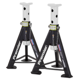 Premier Axle Stands (Pair) 6 Tonne Capacity per Stand - White – additional product view 3