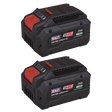 Sealey SV20 Series Power Tool Battery 20V 8Ah - Pack of 2