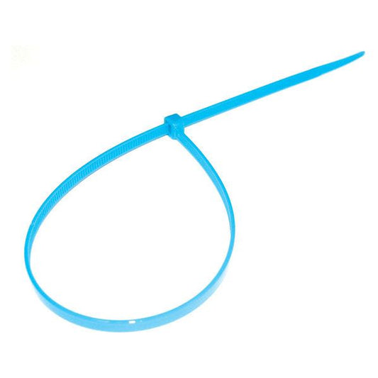 200 x 4.8mm Cable Ties – Blue -  Pack of 100