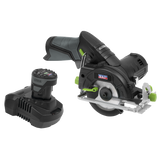 Sealey SV10.8 Series 85mm Cordless Circular Saw Kit 10.8V 2Ah
