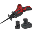 Sealey SV12 Series Cordless Reciprocating Saw Kit 12V 2Ah - 2 Batteries