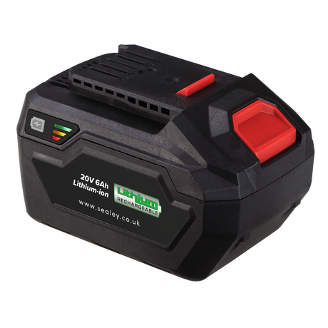 Sealey SV20 Series Power Tool Battery 20V 6Ah – additional supplier image
