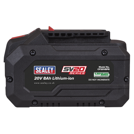 Sealey SV20 Series Power Tool Battery 20V 8Ah – additional supplier image