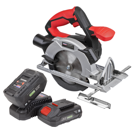 Sealey SV20 Series 150mm Cordless Circular Saw Kit 20V - 2 Batteries – additional supplier image