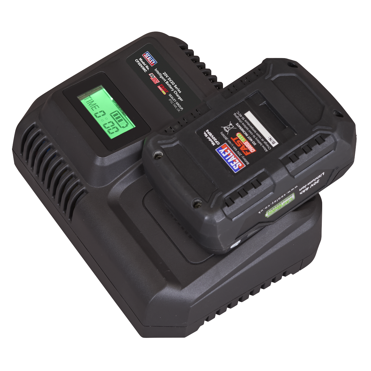 Sealey Intelligent Battery Charger 20V SV20 Series Lithium-ion – additional supplier image