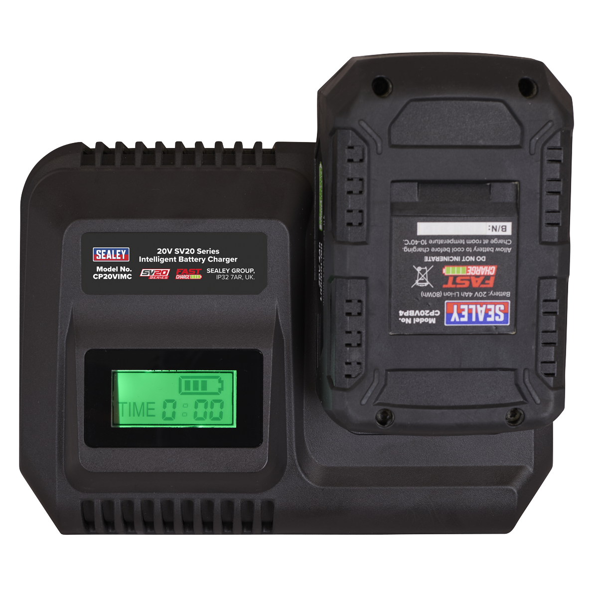 Sealey Intelligent Battery Charger 20V SV20 Series Lithium-ion – additional supplier image