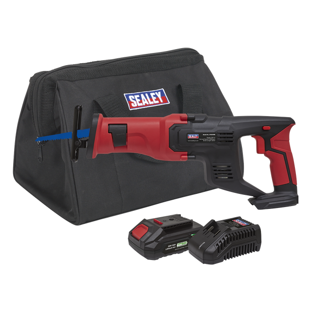 Sealey SV20 Series Cordless Reciprocating Saw Kit 20V 2Ah
