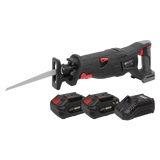 Sealey Premier SV20 Series Brushless Cordless Reciprocating Saw 20V 4Ah Kit - 2 Batteries – additional supplier image