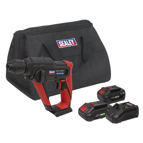 Sealey SV20 Series SDS Plus Cordless Rotary Hammer Drill Kit 20V - 2 Batteries