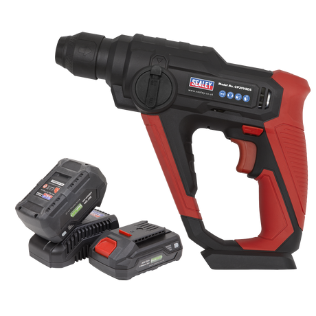 Sealey SV20 Series SDS Plus Cordless Rotary Hammer Drill Kit 20V - 2 Batteries – additional supplier image