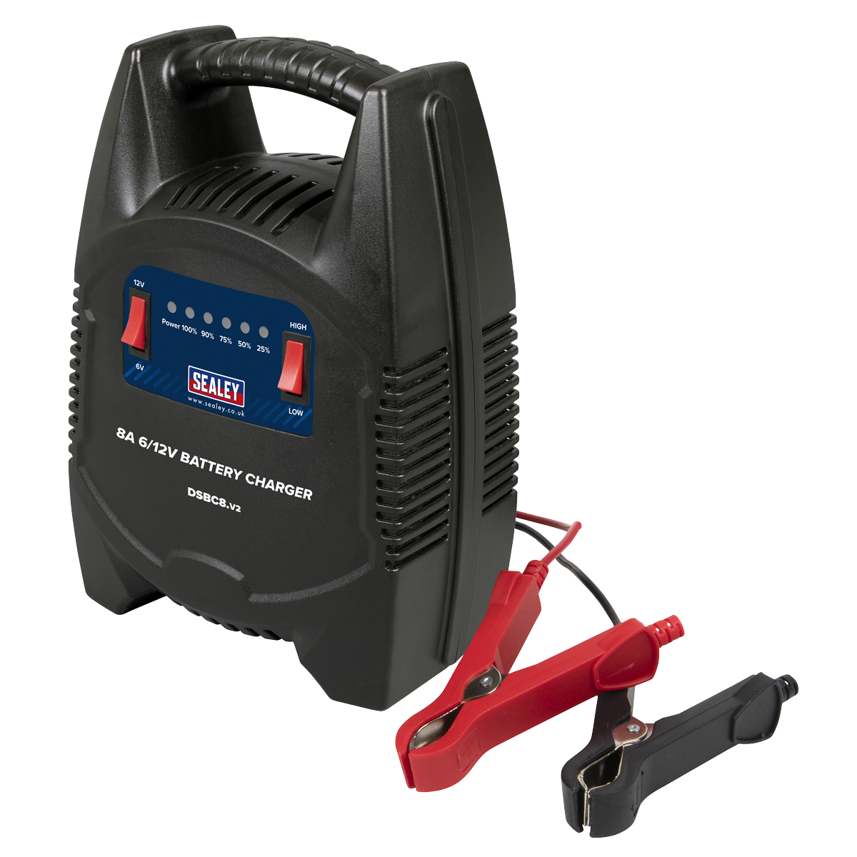 8A 6/12V Battery Charger 230V – additional product view 2