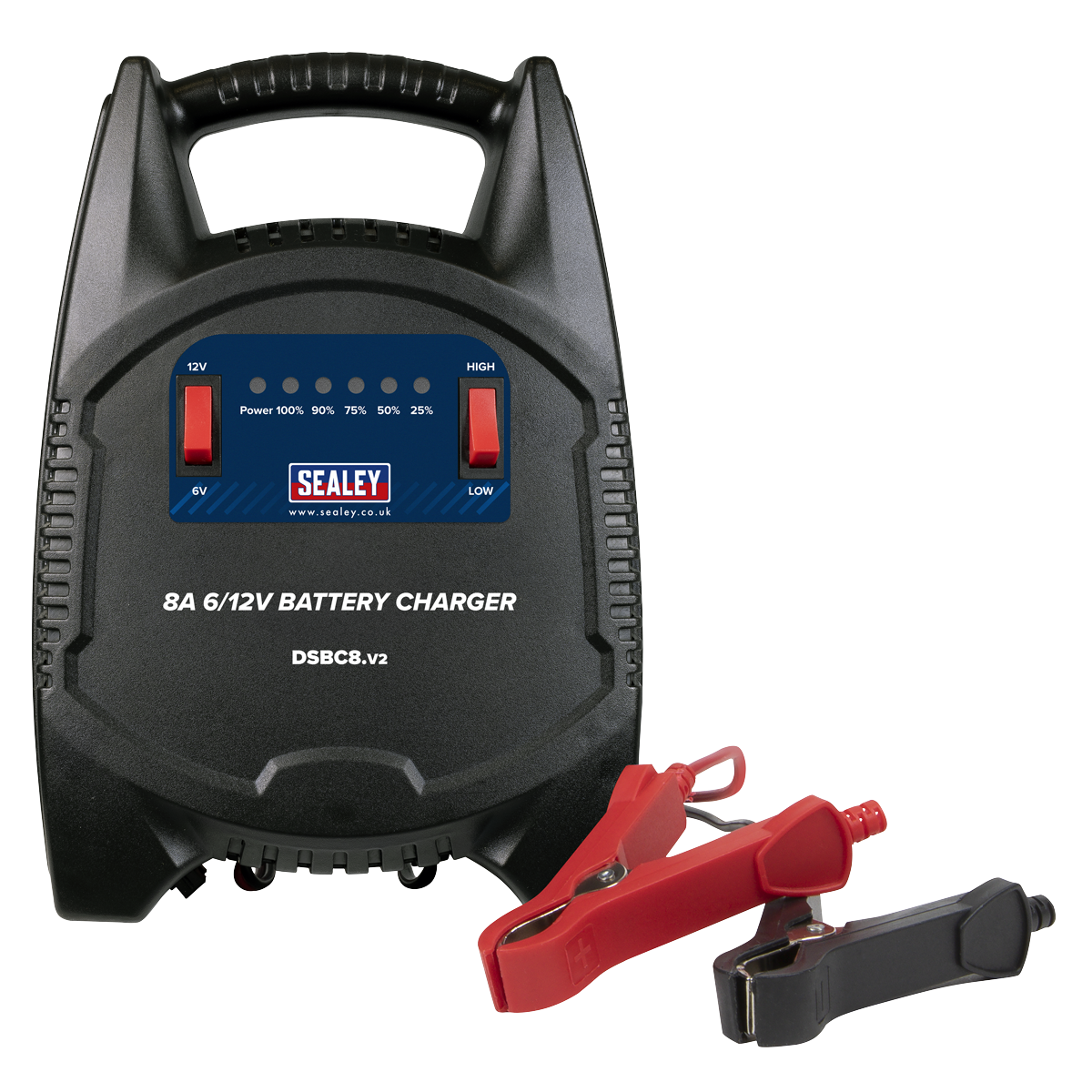 8A 6/12V Battery Charger 230V – additional product view 3