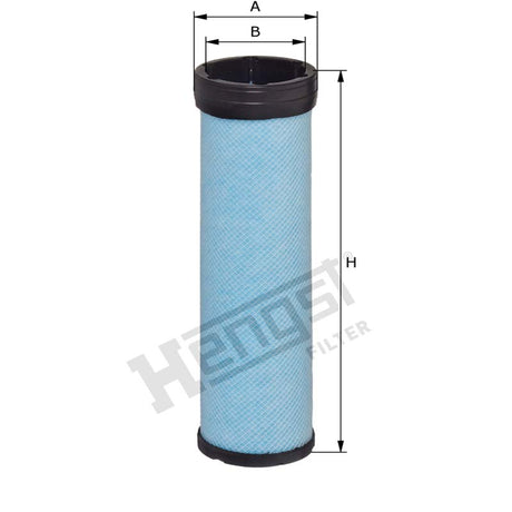 Hengst E679LS Secondary Air Filter dimensional drawing