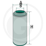 MANN FILTER C20500 Air Filter dimensional drawing