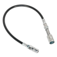 Flexible Rubber Grease Gun Delivery Hose with 4-Jaw Connector & Quick Release Coupling 450mm