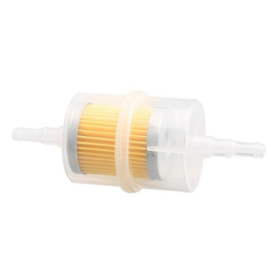 Universal Inline Fuel Filter (6mm–8mm Barbed Fittings)