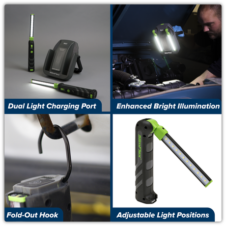 Rechargeable Floodlight/Folding Inspection Light Docking Station Kit – additional product view 16