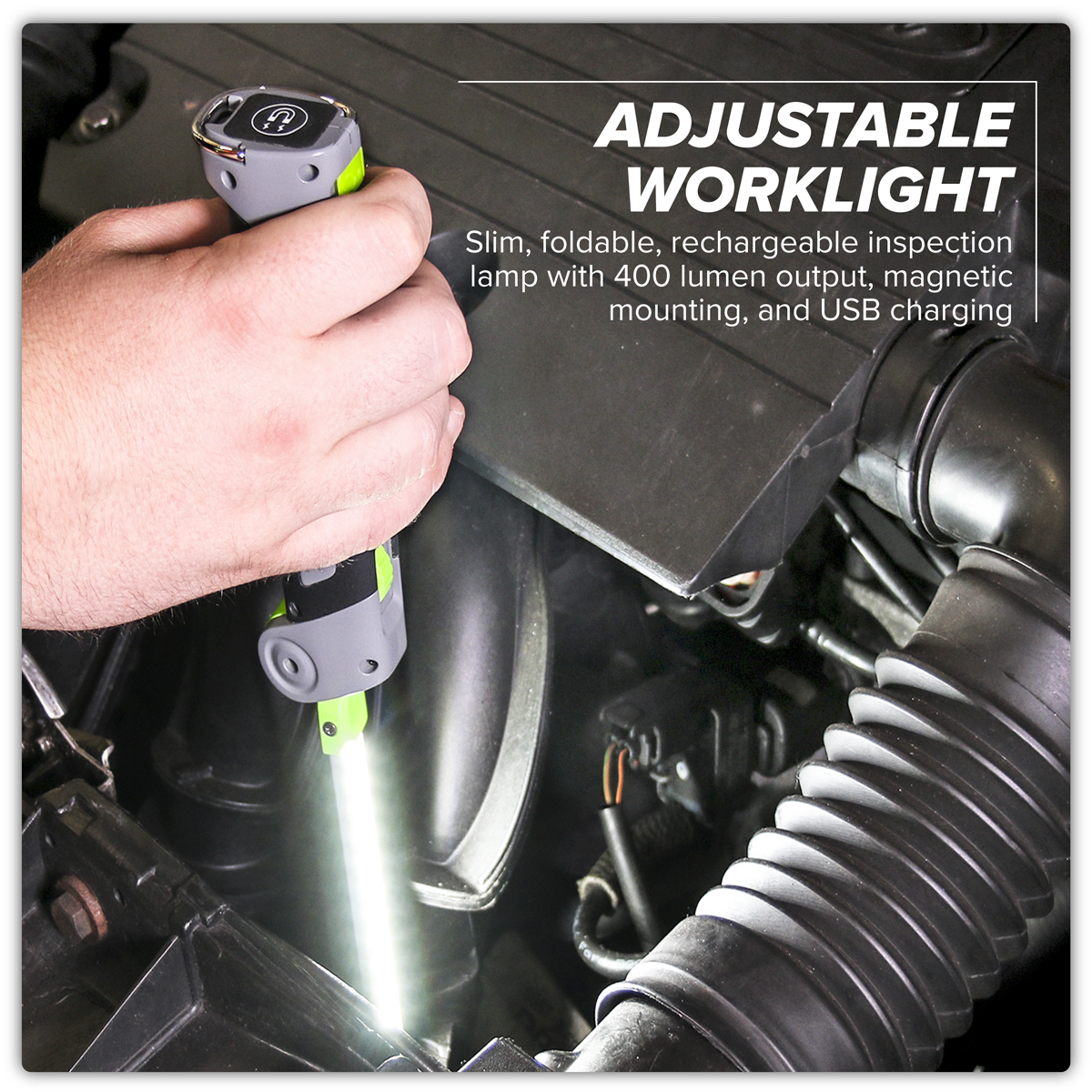 Rechargeable Slim Folding Inspection Light 4W & 1W SMD LED – additional product view 24
