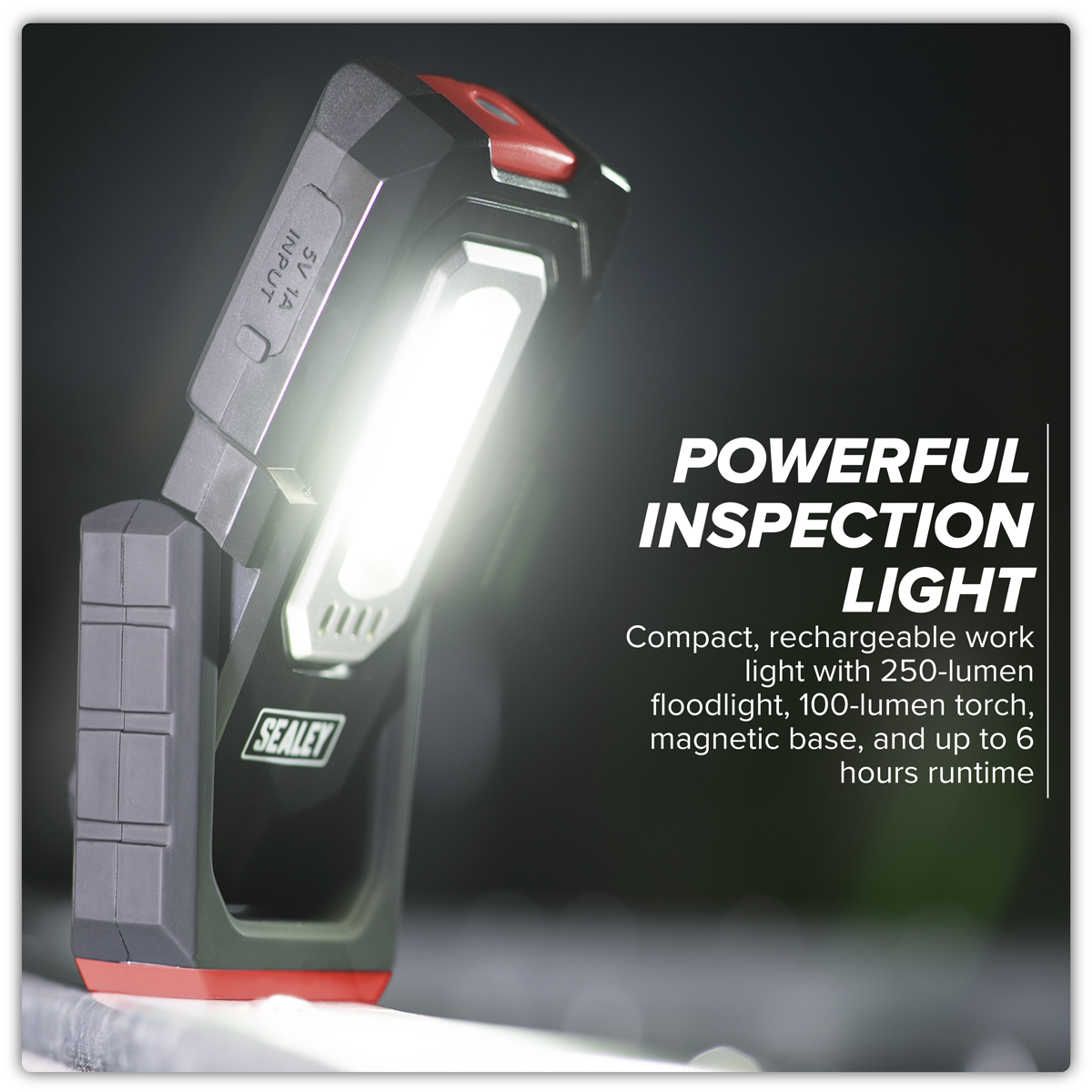 Wireless Rechargeable Inspection Light 3W COB & 1W SMD LED – additional product view 12