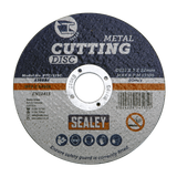 Sealey 115 x 3mm Cutting Disc 22mm Bore - Pack of 50 additional view