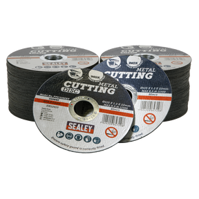 Sealey 115 x 1.2mm Cutting Disc 22mm Bore - Pack of 100