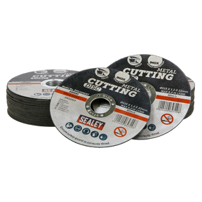 Sealey 115 x 1.2mm Cutting Disc 22mm Bore - Pack of 50