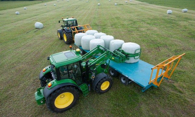 Rolland LCH & CH Turntable Bale & Flatbed Trailers – manufacturer range photograph; options shown may vary