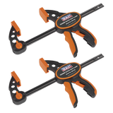 Quick Bar Clamp Set 150mm 2pc