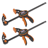 Quick Bar Clamp Set 300mm 2pc