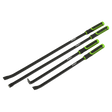Heavy-Duty Pry Bar Set with Hammer Cap 4pc